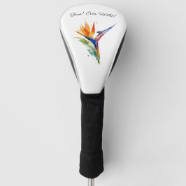 Funda Para Palo De Golf Bird of Paradise Watercolor, custom