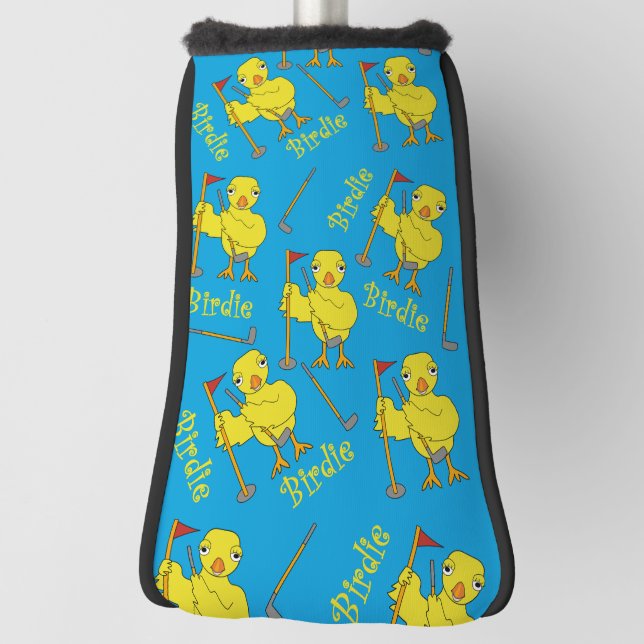 Funda Para Palo De Golf Birdie Golfer Chick (Girar 90)