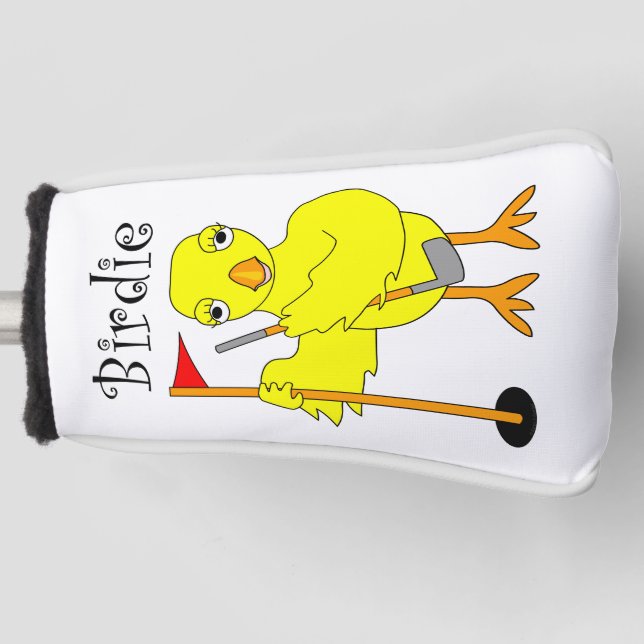 Funda Para Palo De Golf Birdie Golfer Chick (Anverso)