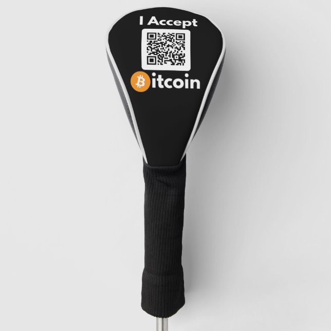 Funda Para Palo De Golf Bitcoin elegante - Btc crypto (Anverso)
