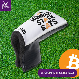 Funda Para Palo De Golf Bitcoin STAY HUMBLE STACK SATS Crypto
