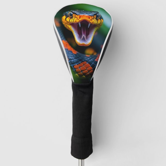 Funda Para Palo De Golf Bite de serpiente (Anverso)