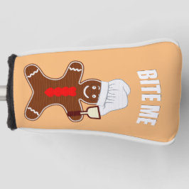 Funda Para Palo De Golf Bite Me Ginger Bread Man