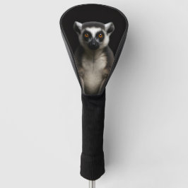 Funda Para Palo De Golf Black 4 Luxe Golf Driver Cover, Gentle Lemur