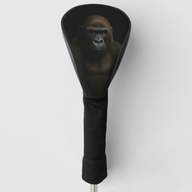 Funda Para Palo De Golf Black 4 Luxe Golf Driver Cover, Gorilla (Anverso)