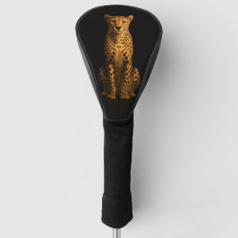 Funda Para Palo De Golf Black 4 Luxe Golf Driver Cover, Sleek Cheetah