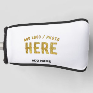 FUNDA PARA PALO DE GOLF BLANCA MODERNA CON ESTILO PERSONALIZABLE VERIFICAD