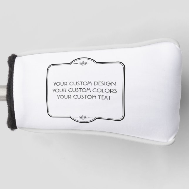 Funda Para Palo De Golf BLANCO Su Diseño Aquí - (Anverso)