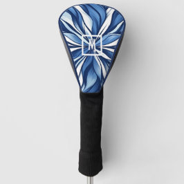 Funda Para Palo De Golf Blue Bliss: Floral psicodélica orgánica