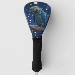Funda Para Palo De Golf Blue Majesty: La Macao Azul En La Bokeh Azul,