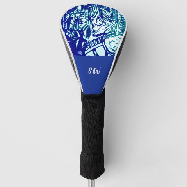 Funda Para Palo De Golf Blues de caballo de carnaval (Anverso)
