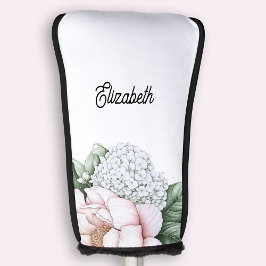 Funda Para Palo De Golf Blush Pink Peony Personalized