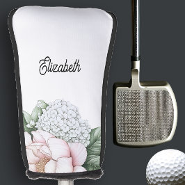Funda Para Palo De Golf Blush Pink Peony Personalized