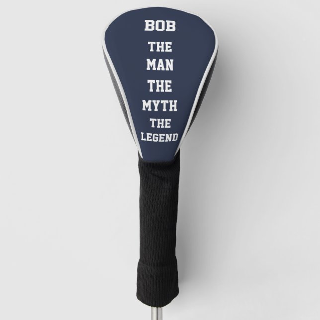 Funda Para Palo De Golf Bob: Hombre, Mito, Leyenda, (Anverso)