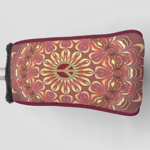 Funda Para Palo De Golf Bohemian Sunshine Peace Flower of Life
