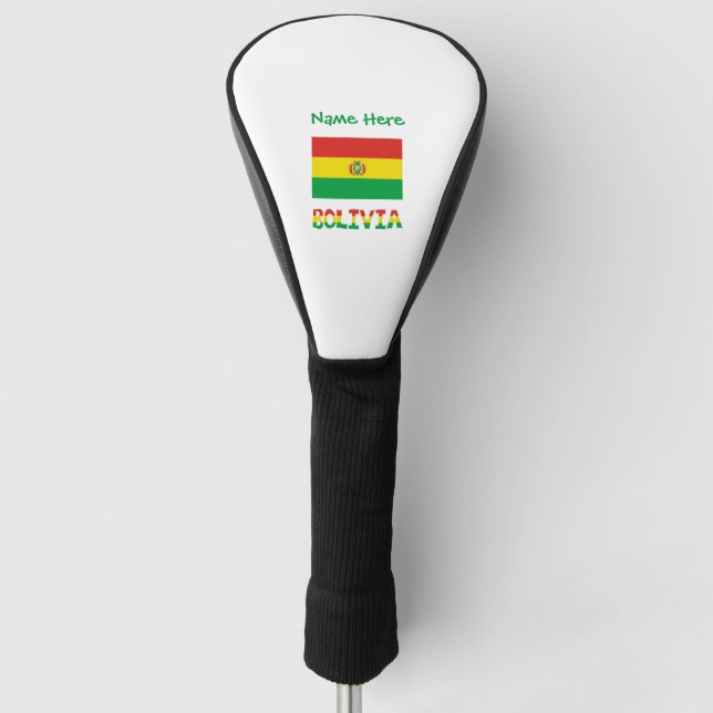 Funda Para Palo De Golf Bolivia: La bandera verde personalizada (Anverso)