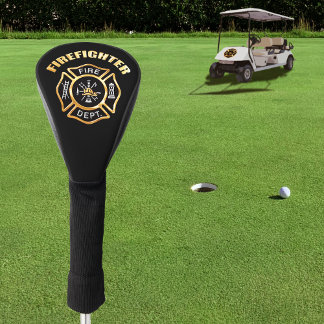 Funda Para Palo De Golf Bombero de oro