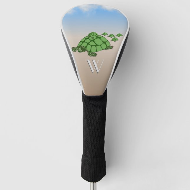 Funda Para Palo De Golf Bonita familia Terrapin (Anverso)