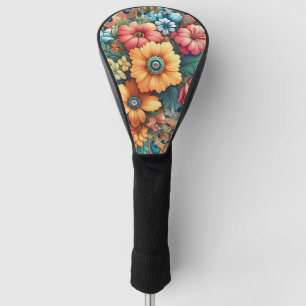 Funda Para Palo De Golf Bonito Bouquet de flores