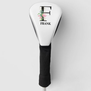 Funda Para Palo De Golf Bonito F Monogramado Inicial
