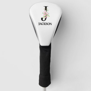 Funda Para Palo De Golf Bonito J Monogramado Inicial