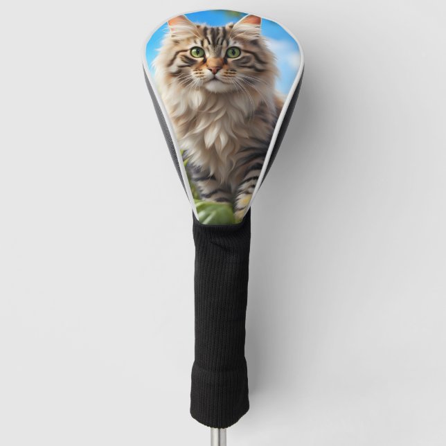 Funda Para Palo De Golf Bonito jardín de gatos (Anverso)