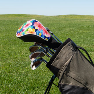 Funda Para Palo De Golf Bonito Resumen Patrón de flor Tapa de cabeza de go
