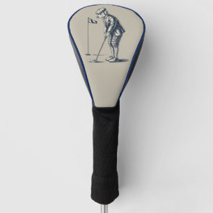 Funda Para Palo De Golf Boston Terrier Golf Vintage Perro Golfista Madre B