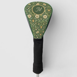Funda Para Palo De Golf Botánico estilo William Morris verde