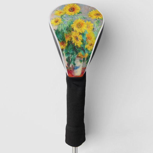Funda Para Palo De Golf Bouquet de los girasoles Claude Monet (Anverso)