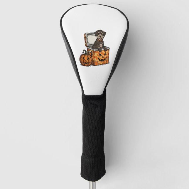 Funda Para Palo De Golf Boykin Spaniel Halloween (Anverso)