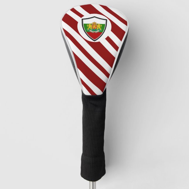 Funda Para Palo De Golf Brazos con cubierta de bandera de Bulgaria (Anverso)