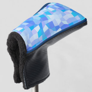 Funda Para Palo De Golf Bright Blues Mosaic