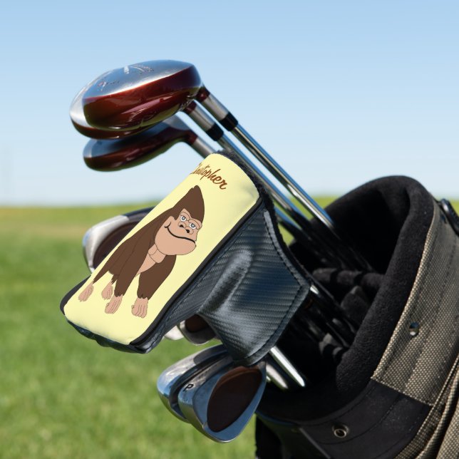 Funda Para Palo De Golf Brown Gorilla Design (In Situ)