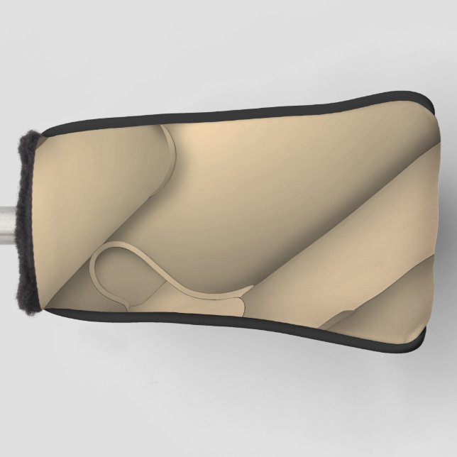 Funda Para Palo De Golf Brown Hues Arte Moderno (Anverso)