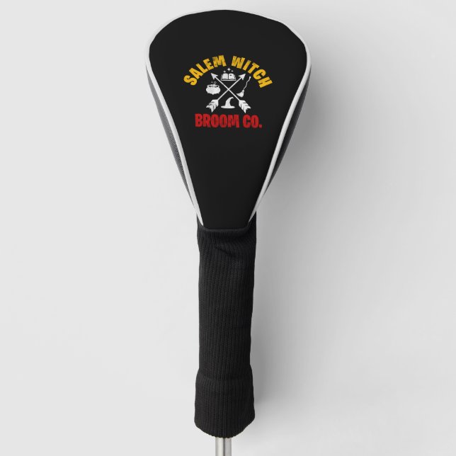 Funda Para Palo De Golf Bruja de Halloween (Anverso)