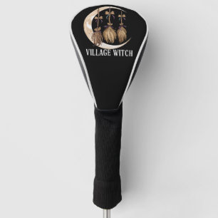 Funda Para Palo De Golf Bruja de pueblo gótico oculto wicca pagano natural