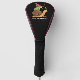Funda Para Palo De Golf Brujo de Rana Caprichoso a Causar un Alboroto 