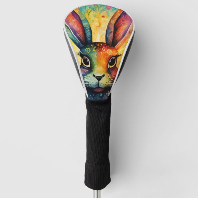 Funda Para Palo De Golf Bubbles Cuddlebun Bunny (Anverso)
