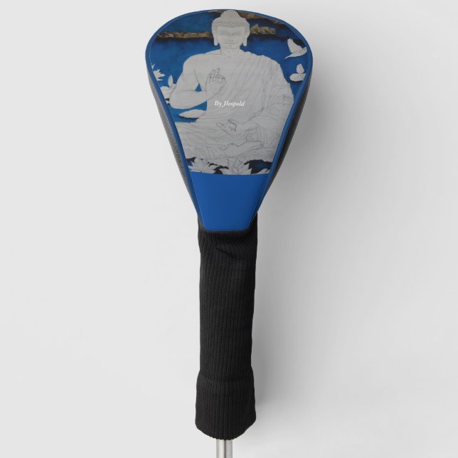 FUNDA PARA PALO DE GOLF BUDDHA ON THE LAKE (Anverso)