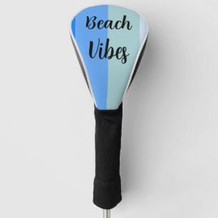 Funda Para Palo De Golf Buenos días con rayas azules