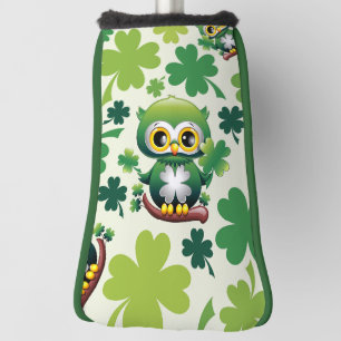 Funda Para Palo De Golf Búho Bebé Lindo Dibujo Animado de San Patricio