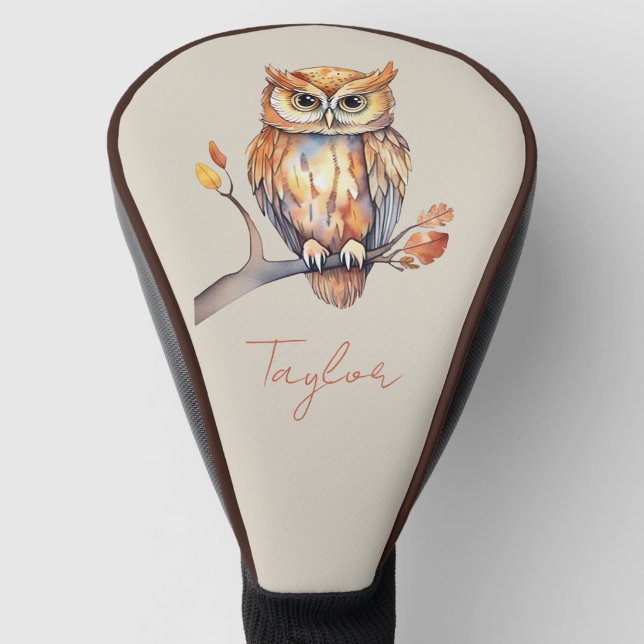 Funda Para Palo De Golf Búho Personalizado (Subido por el creador)