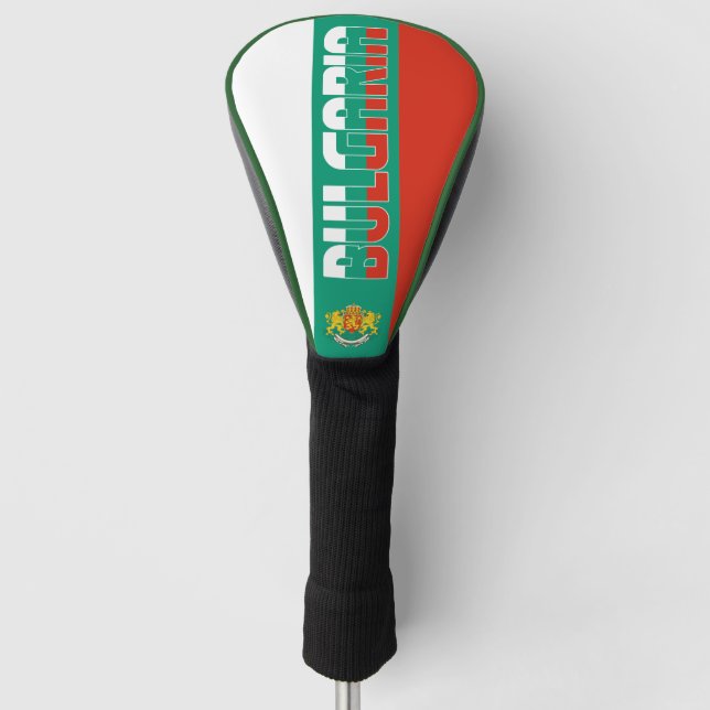 Funda Para Palo De Golf Bulgaria Bandera Gorgeous Patriótico (Anverso)