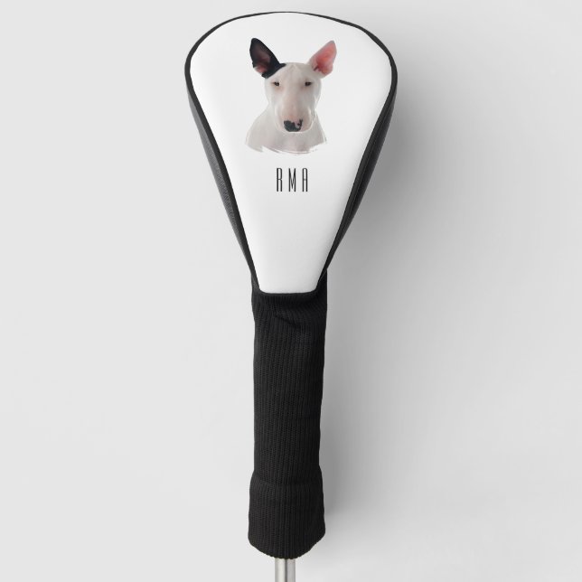 Funda Para Palo De Golf Bull Terrier (Anverso)