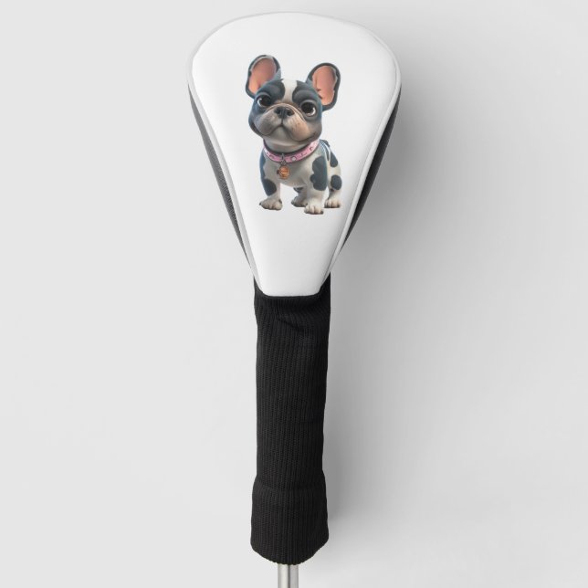 Funda Para Palo De Golf Bulldog Francés (Anverso)