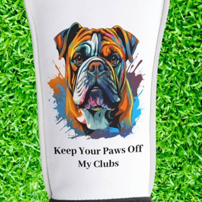 Funda Para Palo De Golf Bulldog-Lover Putter   (Protect your putter in style with our Bulldog-Lover Putter Golf Head Cover.  )