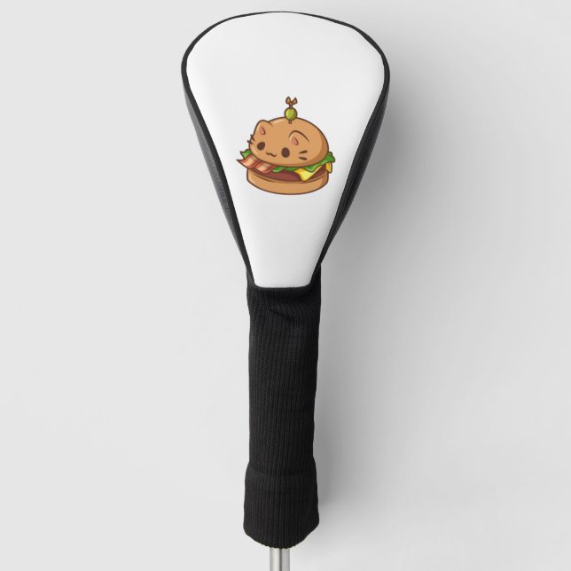 Funda Para Palo De Golf Burger de gatos 2 (Anverso)