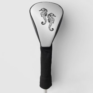 Funda Para Palo De Golf Caballito de mar plateado