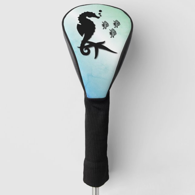 Funda Para Palo De Golf Caballo de mar al verde (Anverso)